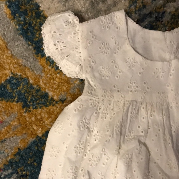 NWT White Eyelet Nordstrom Baby Dress w/ Bloomers - Picture 8 of 8